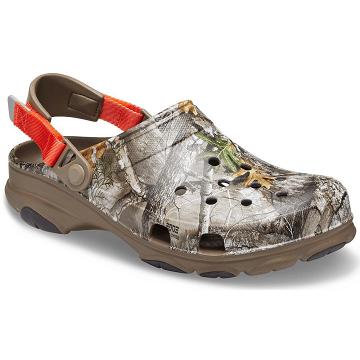 Crocs Classic All-Terrain Realtree Edge® Women's Clogs Taupe | Australia 0104MQZA